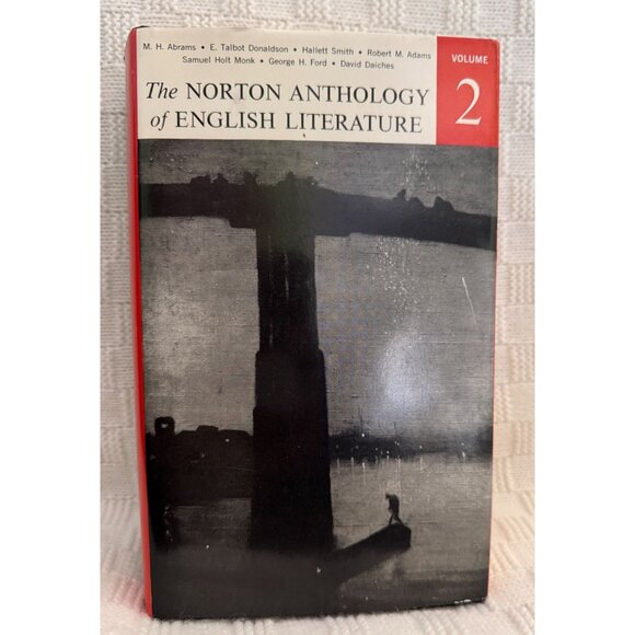 The Norton Anthology Of English Literature Volume 2 Hardcover First Edition 1962 - Picture 1 of 9